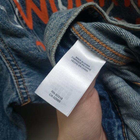 Wren + Glory x Lucky Brand One-of-a-Kind Coachella Denim Jacket! - Picture 13 of 15